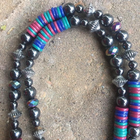 Colorful, long tree of life necklace - Picture 8 of 8